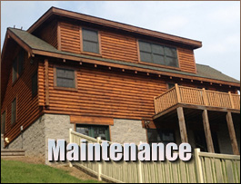  Southington, Ohio Log Home Maintenance