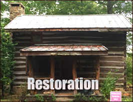 Historic Log Cabin Restoration  Southington, Ohio